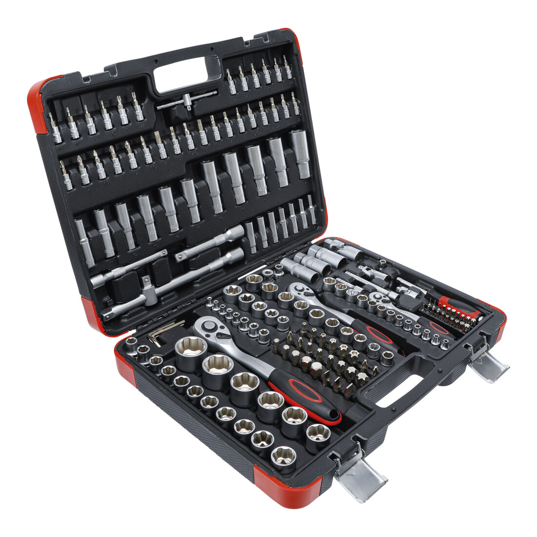 Coffret de douilles 6,3 mm (1/4") / 10 mm (3/8") / 12,5 mm (1/2") 172 pièces BGS Do it yourself