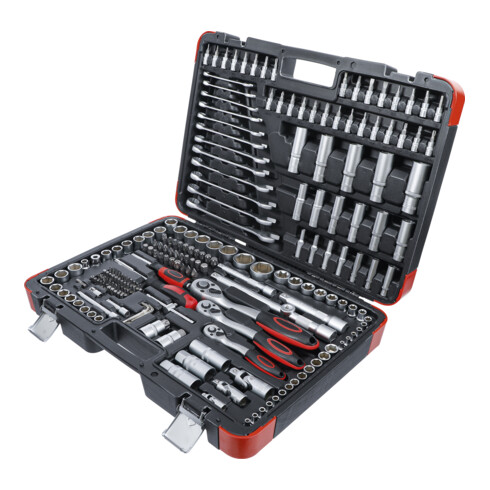 Coffret de douilles 6,3 mm (1/4") / 10 mm (3/8") / 12,5 mm (1/2") 216 pièces BGS Do it yourself