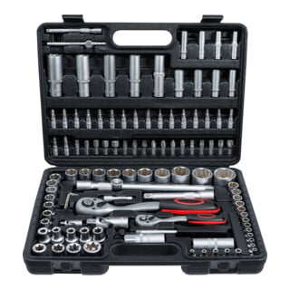 Coffret de douilles 6,3 mm (1/4") / 12,5 mm (1/2") 108 pièces BGS Do it yourself