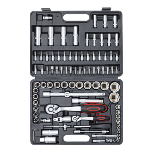 Coffret de douilles 6,3 mm (1/4") / 12,5 mm (1/2") 94 pièces BGS Do it yourself