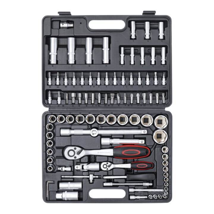 Coffret de douilles 6,3 mm (1/4") / 12,5 mm (1/2") 94 pièces BGS Do it yourself
