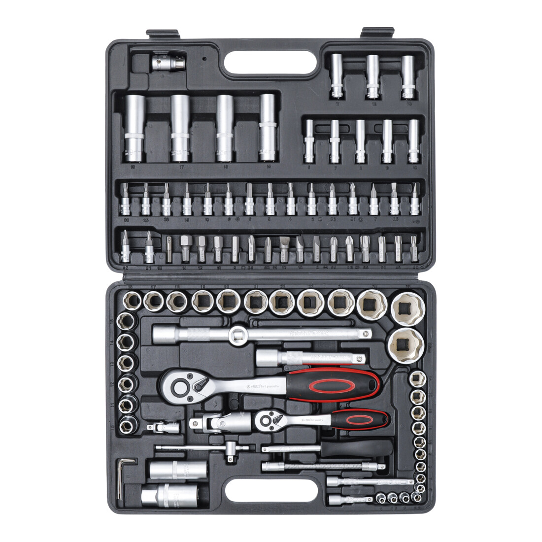 Coffret de douilles 6,3 mm (1/4") / 12,5 mm (1/2") 94 pièces BGS Do it yourself