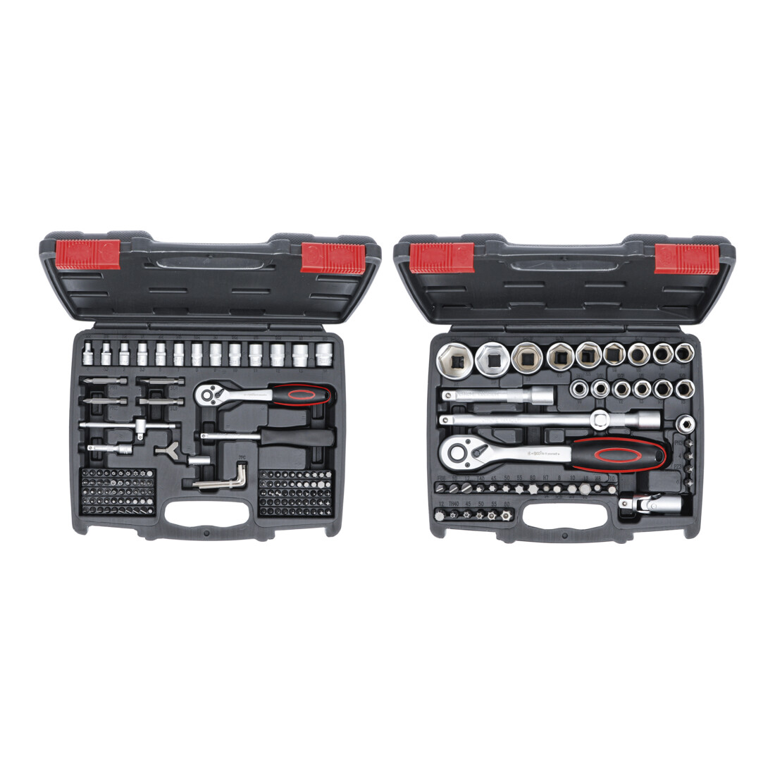 Coffret de douilles 6,3 mm (1/4") + 12,5 mm (1/2") en pouces 174 pièces BGS Do it yourself