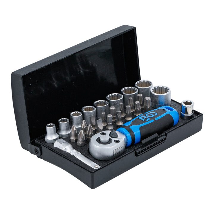 Coffret de douilles 6,3 mm (1/4") 28 pièces BGS