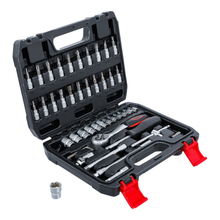 Coffret de douilles 6,3 mm (1/4") 46 pièces BGS Do it yourself