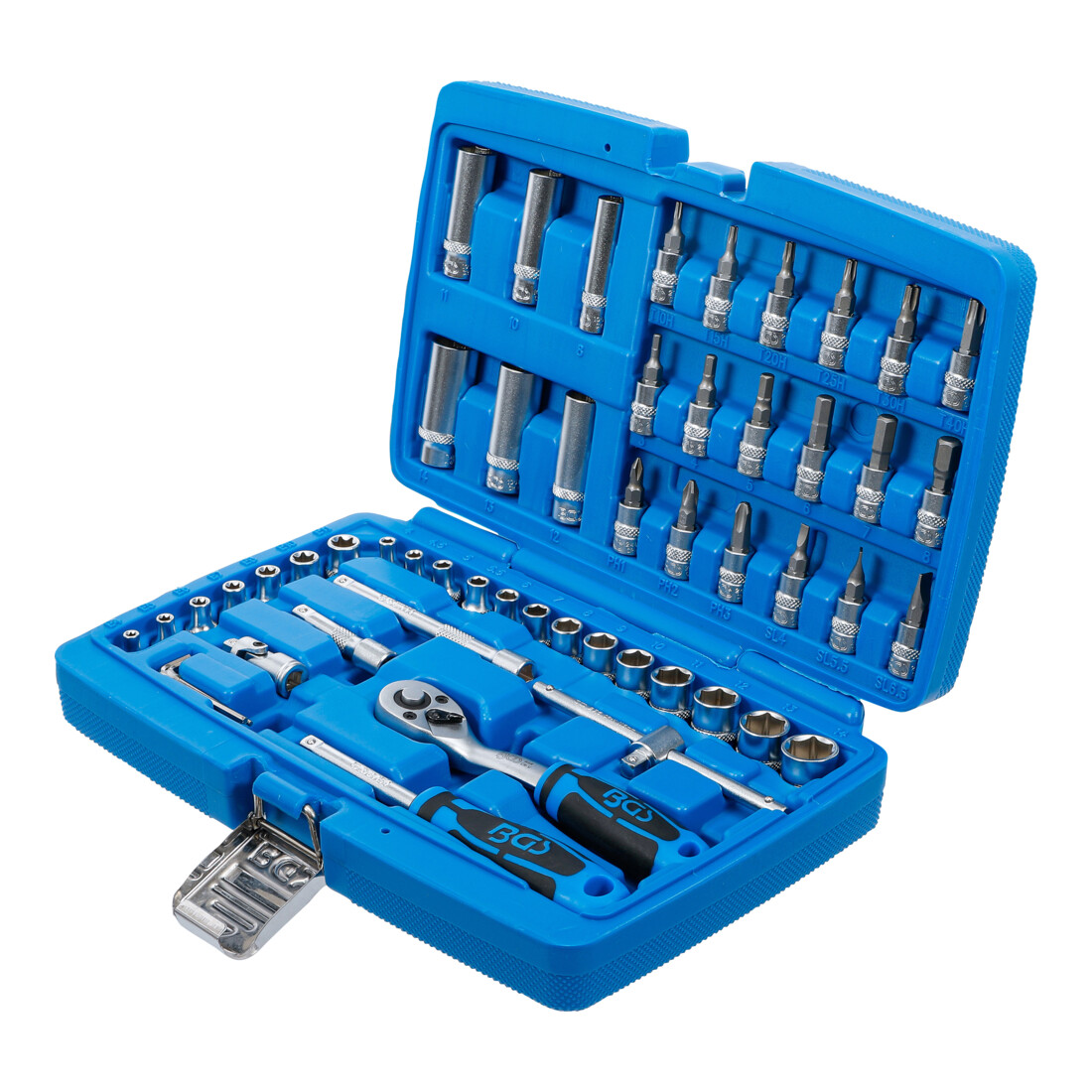 Coffret de douilles 6,3 mm (1/4") 53 pièces BGS