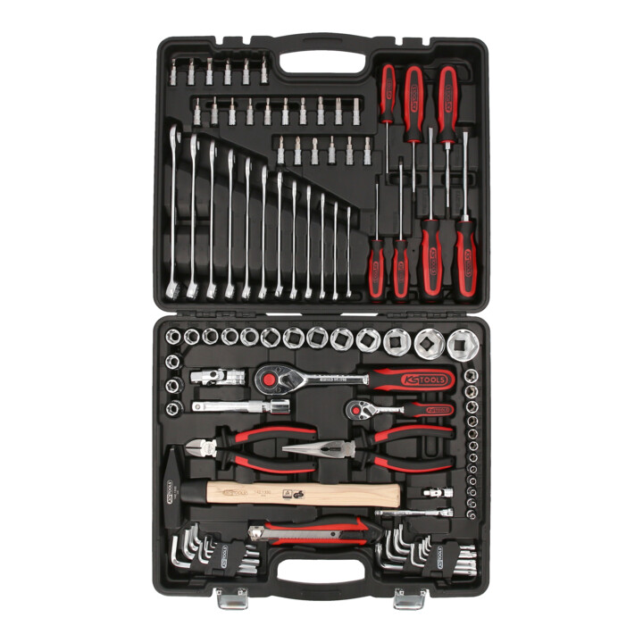 Coffret de douilles et cliquets KS Tools 1/4" + 1/2" CHROMEplus ®