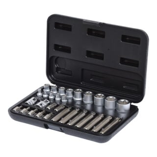 Coffret de douilles et douilles tournevis TX, 30 pcs.