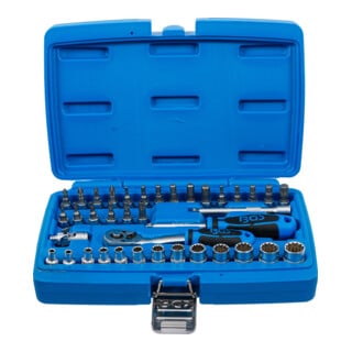 Coffret de Douilles Gear Lock 6,3 mm (1/4") 39 pièces BGS