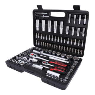 Coffret de douilles KS Tools 1/4"+1/2" 108 pièces