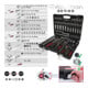 Coffret de douilles KS Tools 1/4"+3/8"+1/2", 179 pcs