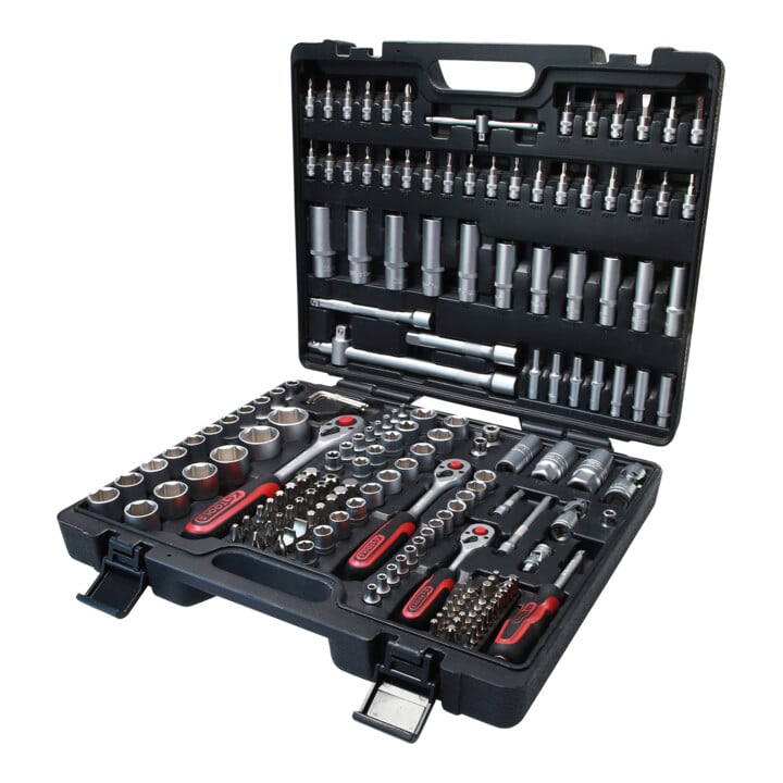 Coffret de douilles KS Tools 1/4"+3/8"+1/2", 179 pcs
