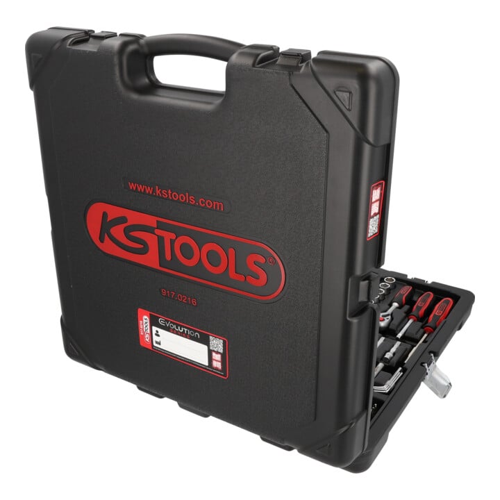 Coffret de douilles KS Tools 1/4"+3/8"+1/2"  216 pièces