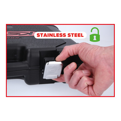 Coffret de douilles KS Tools 1/4" + 3/8" + 1/2", 255 pièces