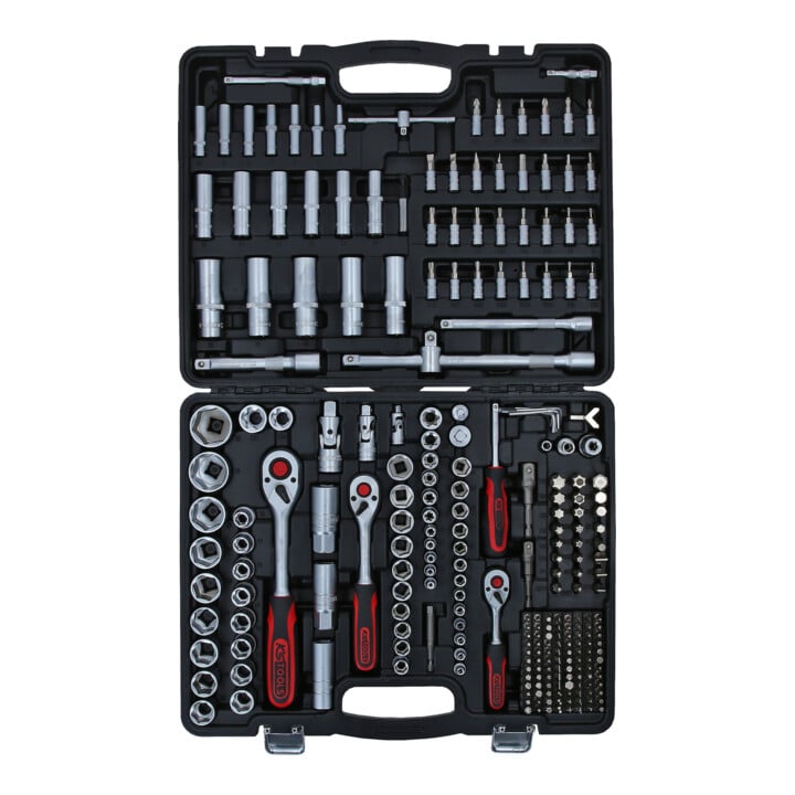 Coffret de douilles KS Tools 1/4" + 3/8" + 1/2", 255 pièces