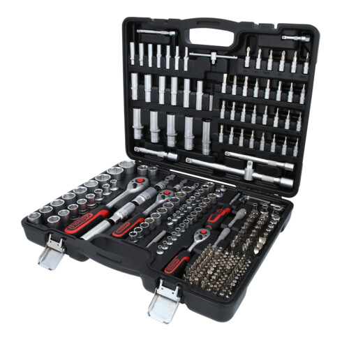 Coffret de douilles KS Tools 1/4" + 3/8" + 1/2", 255 pièces