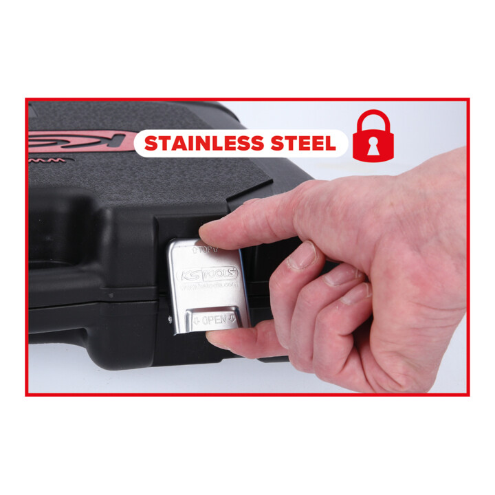 Coffret de douilles KS Tools 1/4" + 3/8" + 1/2", 255 pièces