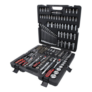 Coffret de douilles KS Tools 1/4"+3/8"+1/2" CHROMEplus 216 pièces
