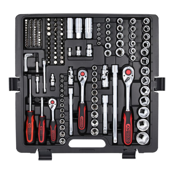 Coffret de douilles KS Tools 1/4"+3/8"+1/2" CHROMEplus 216 pièces