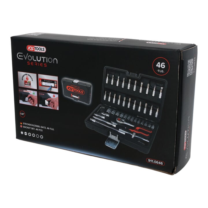 Coffret de douilles KS Tools 1/4"  46 pcs.