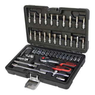 Coffret de douilles KS Tools 1/4" CHROME+ 48 pièces