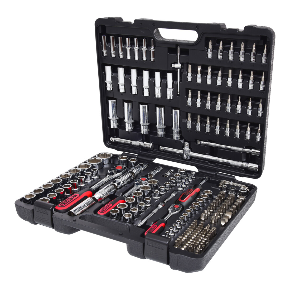 Coffret de douilles KS Tools CHROMEplus, 1/4", 3/8" et 1/2", 195 pièces
