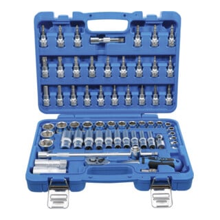 Coffret de douilles six pans 10 mm (3/8") 61 pièces BGS