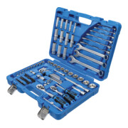 Coffret de douilles six pans 6,3 mm (1/4") + 10 mm (3/8") pouces 92 pièces BGS-4