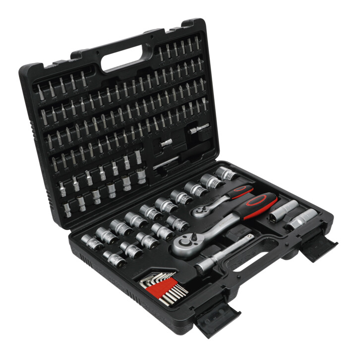Coffret de Douilles, six pans | 6,3 mm (1/4") / 12,5 mm (1/2") | 115 pièces BGS Do it yourself