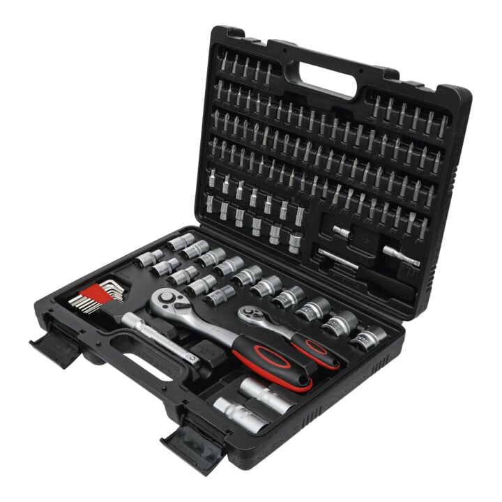 Coffret de Douilles, six pans | 6,3 mm (1/4") / 12,5 mm (1/2") | 115 pièces BGS Do it yourself