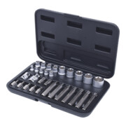 Coffret de douilles TX et douilles tournevis TX KS Tools 30 pcs.