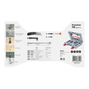 Coffret de forets et embouts de vissage Premium X-Line 76 pièces-1