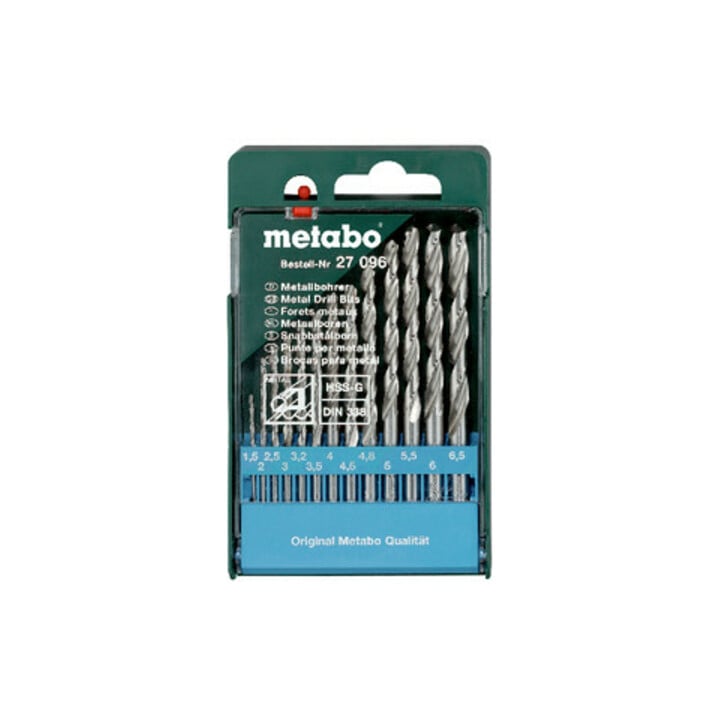Coffret de forets HSS-G, 13 pièces metabo