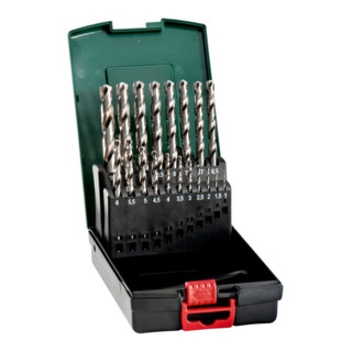 Coffret de forets HSS-G, 19 pièces metabo