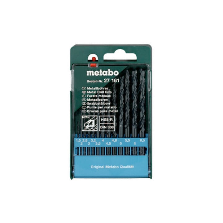 Coffret de forets HSS-R, 13 pièces metabo