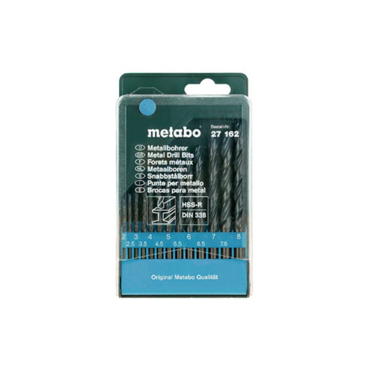 Coffret de forets HSS-R, 13 pièces metabo
