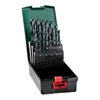 Coffret de forets HSS-R, 25 pièces metabo