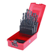 Coffret de forets HSS-R laminés, 25 pcs, en box PVC, 1-13mm-2