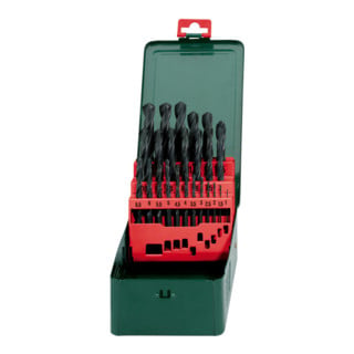 Coffret de forets HSS-R, « SP », 25 pièces metabo
