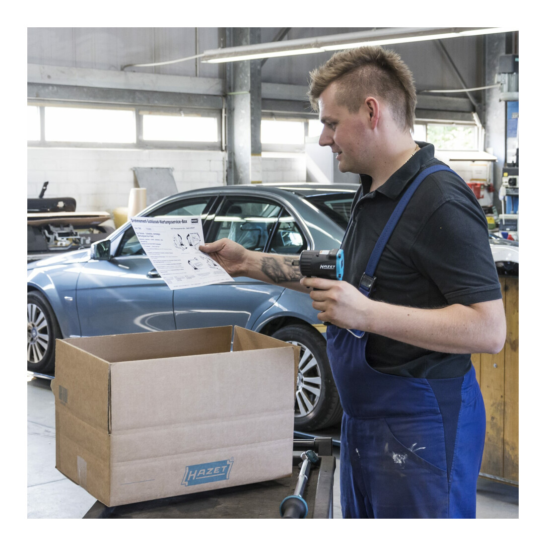Coffret de service d'entretien pneumatique SP4 HAZET