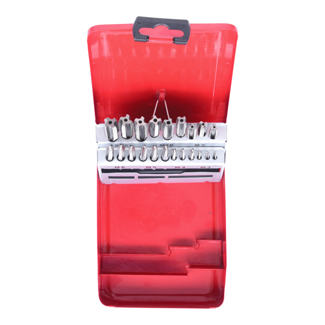 Coffret de tarauds HSS M 21 pcs. en box métal, M3-M12