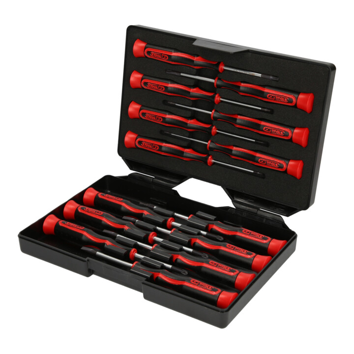 Coffret de tournevis électroniques KS Tools, PHILLIPS et TX, 14 pièces