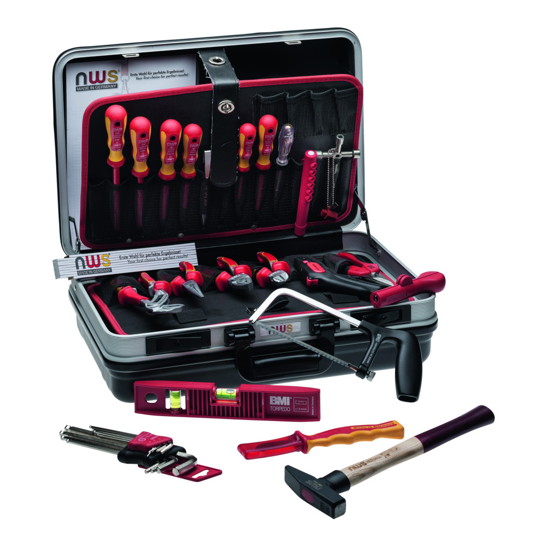 Coffret d'outils d'électricien NWS Premium, 24 pièces