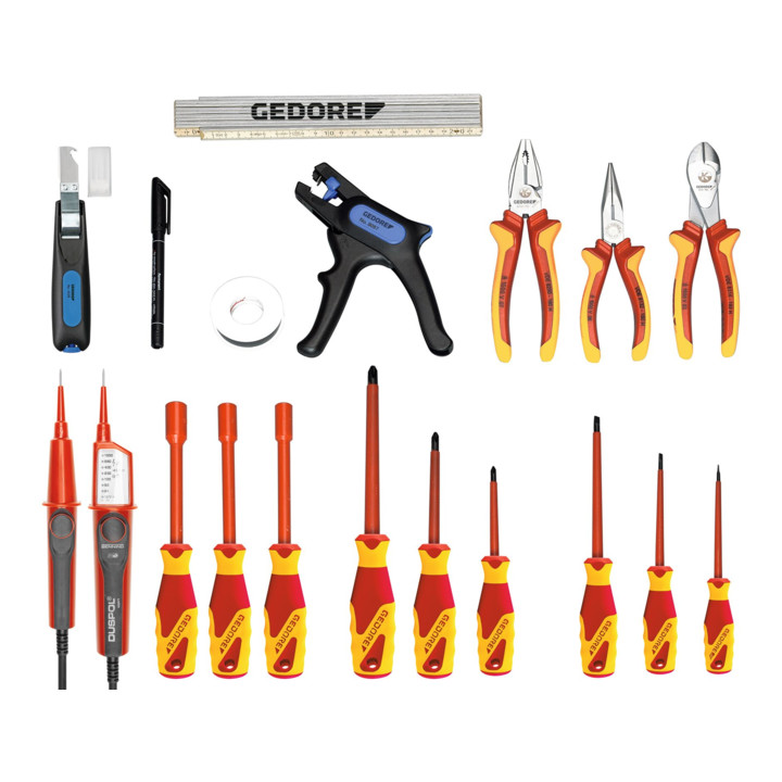 Coffret d'outils électriques Gedore 18 pcs