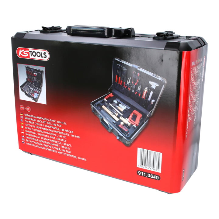 Coffret d'outils universels KS Tools 1/4" + 1/2" 149 pièces