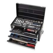 Coffret d'outils universels KS Tools 1/4"+1/2" CHROMEplus, 99 pcs.