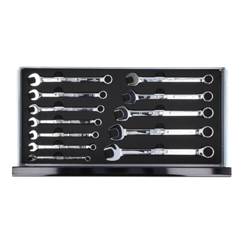 Coffret d'outils universels KS Tools 1/4"+1/2" CHROMEplus, 99 pcs.