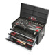 Coffret d'outils universels KS Tools 1/4"+1/2" CHROMEplus, 99 pièces GEAR