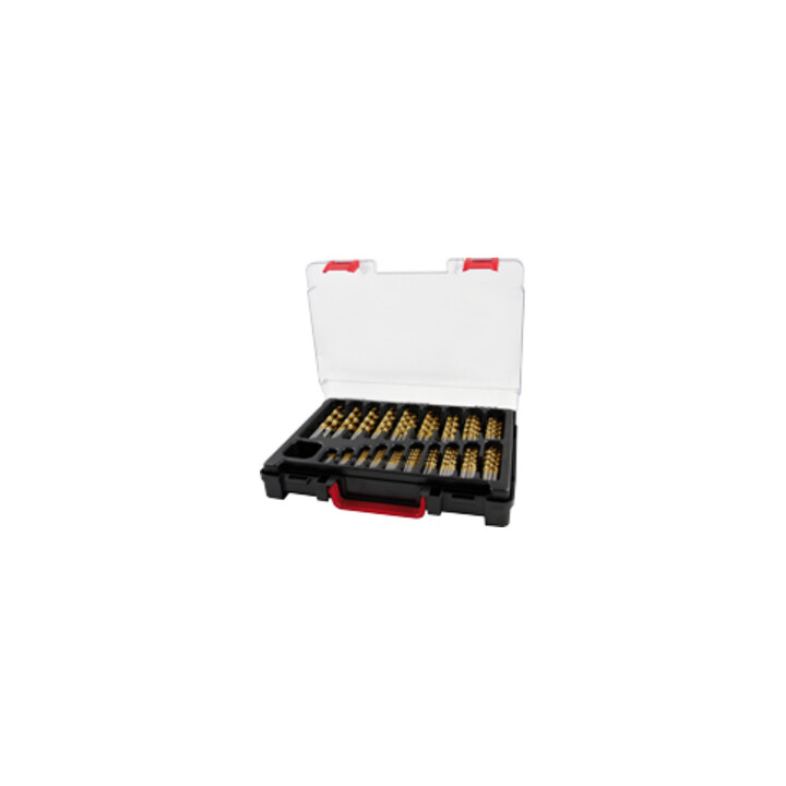 Coffret mallette HSS-G TiN, taillés meulés en cassette ABS