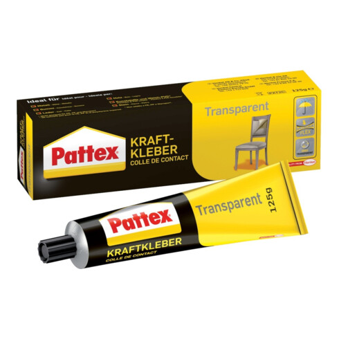 Colle forte transparent -40degr.C jusqu'à +70 degr.C 125 g tube PATTEX